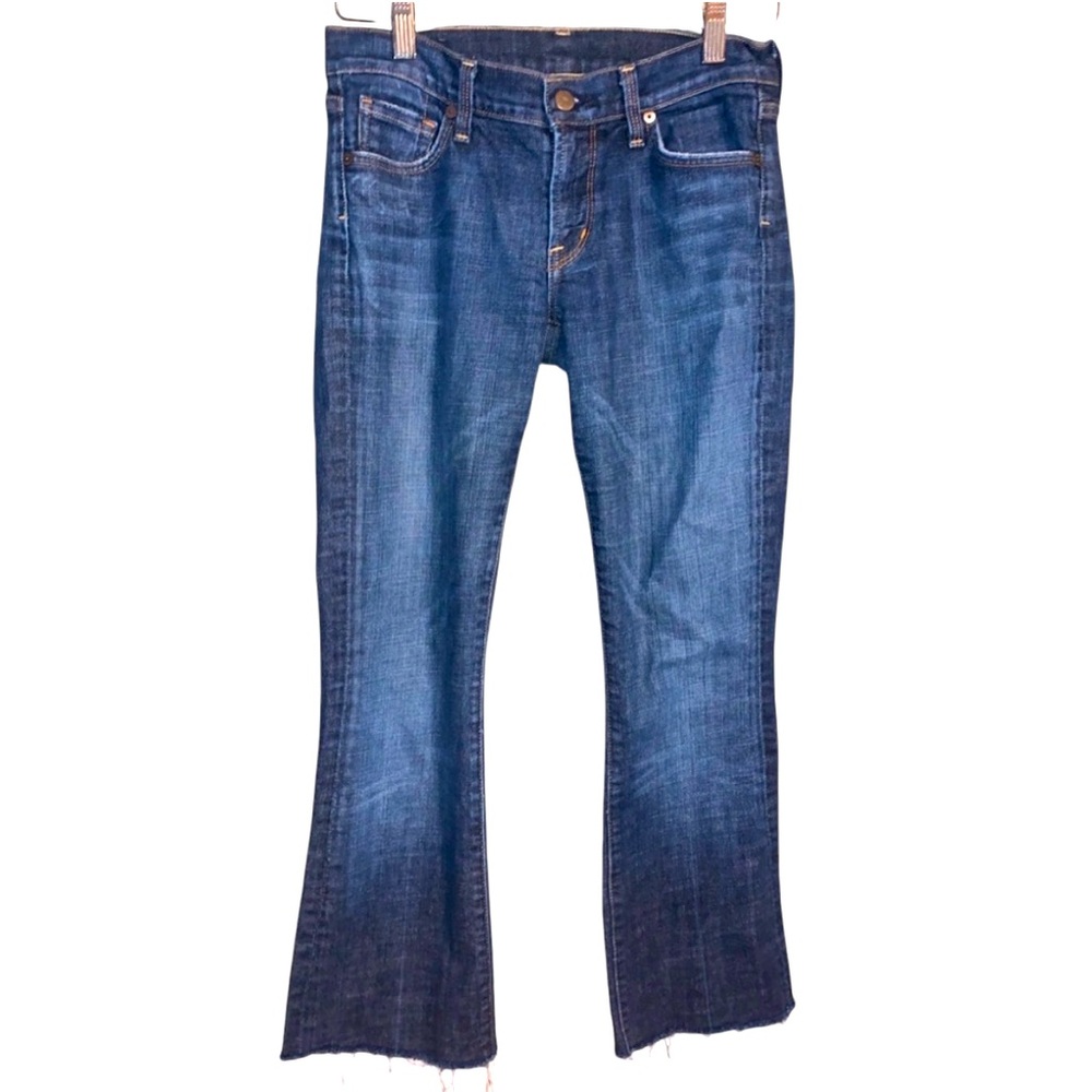 Citizens of Humanity Kelly Bootcut (raw/frayed hem) Sz 27 w/approx 28” inseam.